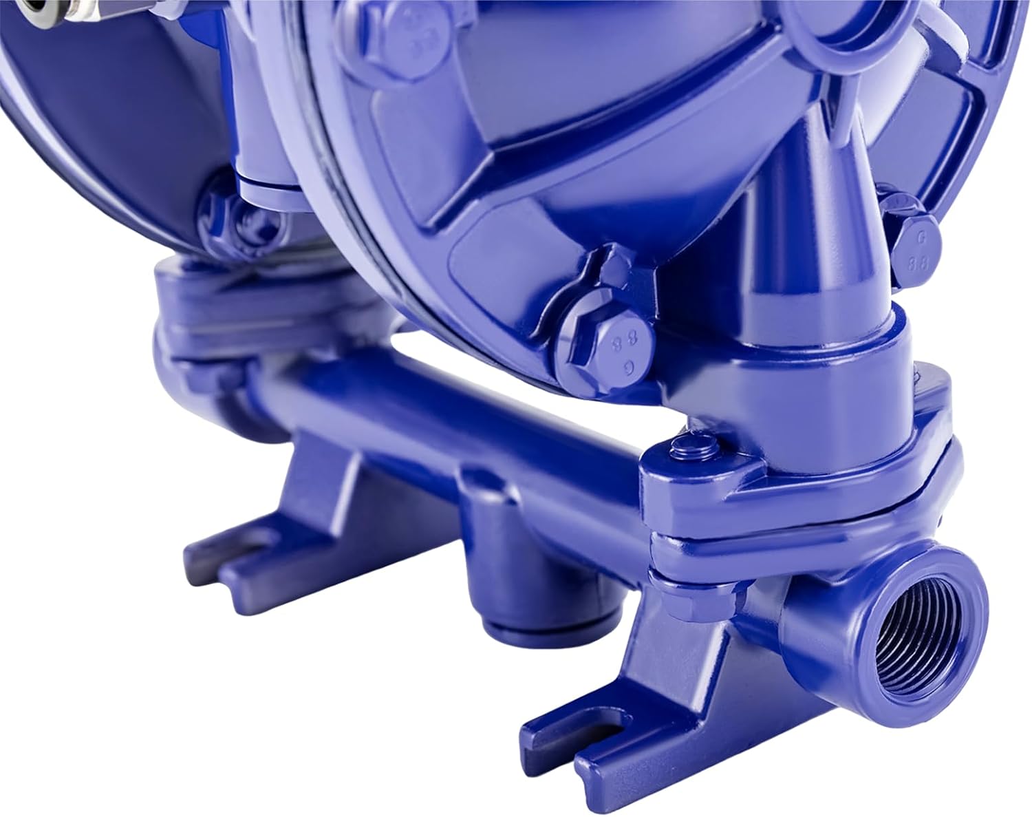 SP-SS40-FL304 Pneumatic Pump - Detailed Angle