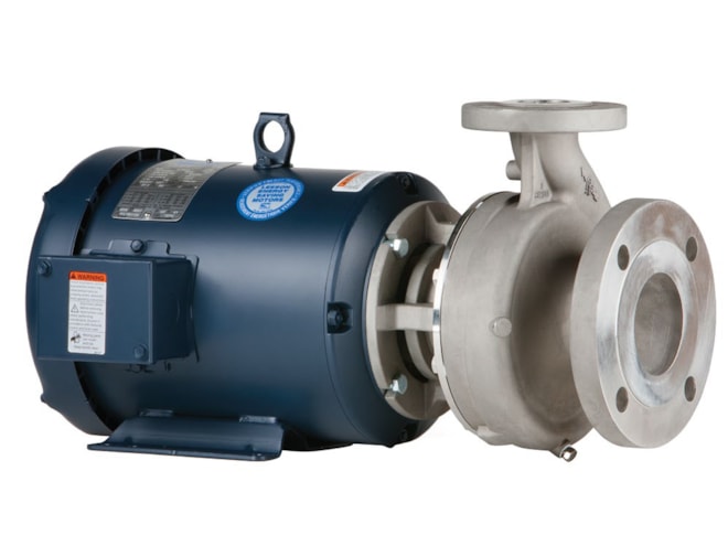 Horizontal close-coupled pump